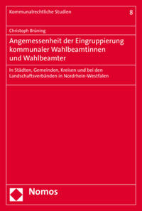 Angemessenheit der Eingruppierung kommunaler Wahlbeamtinnen und Wahlbeamter