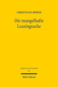 Die mangelhafte Leasingsache