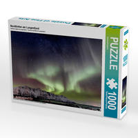 CALVENDO Puzzle Nordlichter am Lyngenfjord 1000 Teile Lege-Größe 64 x 48 cm Foto-Puzzle Bild von AkremaFotoArt