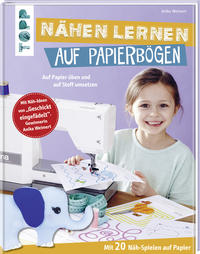 Nähen lernen auf Papierbögen