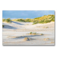 Premium Textil-Leinwand 90 x 60 cm Quer-Format Dünenlandschaft in St. Peter-Ording | Wandbild, HD-Bild auf Keilrahmen, Fertigbild auf hochwertigem Vlies, Leinwanddruck von Annett Mirsberger