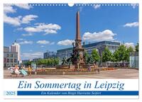 Ein Sommertag in Leipzig (Wandkalender 2025 DIN A3 quer), CALVENDO Monatskalender