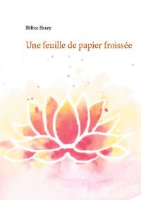 Une feuille de papier froissée