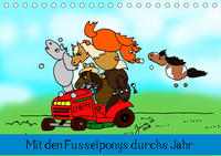 Mit den Fusselponys durchs Jahr (Tischkalender 2021 DIN A5 quer)