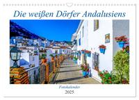 Die weißen Dörfer Andalusiens (Wandkalender 2025 DIN A3 quer), CALVENDO Monatskalender