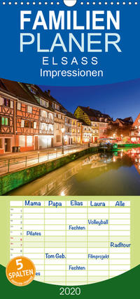 E L S A S S Impressionen - Familienplaner hoch (Wandkalender 2020 , 21 cm x 45 cm, hoch)