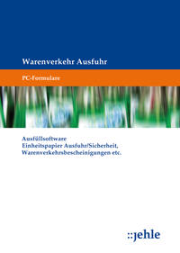 PC-Formulare Warenverkehr inkl. Handbuch Export und Versand