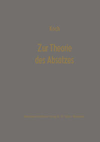 Zur Theorie des Absatzes