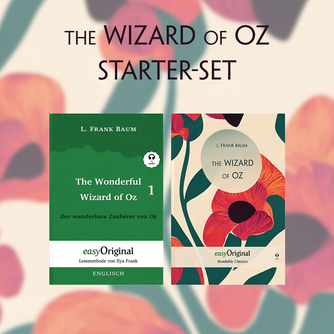 The Wonderful Wizard of Oz Starter-Paket Geschenkset 2 Bücher (mit Audio-Online) + Eleganz der Natur Schreibset Premium