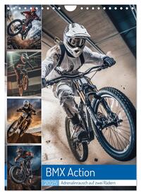 BMX Action (Wandkalender 2025 DIN A4 hoch), CALVENDO Monatskalender