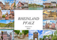 Rheinland Pfalz Impressionen (Tischkalender 2021 DIN A5 quer)