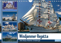 Windjammer-Regatta - Tall Ships Atlantic Challenge (Wandkalender 2023 DIN A4 quer)