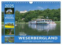 WESERBERGLAND - Land der stillen Schönheit (Wandkalender 2025 DIN A4 quer), CALVENDO Monatskalender