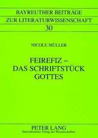 Feirefiz – Das Schriftstück Gottes