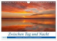 Vorpommern zwichen Tag und Nacht (Wandkalender 2025 DIN A4 quer), CALVENDO Monatskalender