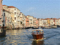 CALVENDO Puzzle Wassertaxi auf dem Canal Grande in Venedig 1000 Teile Lege-Größe 640 x 480 cm Foto-Puzzle Bild von Aneta Zofia Brinker