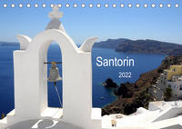 Santorin 2022 (Tischkalender 2022 DIN A5 quer)