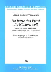 «Da hatte das Pferd die Nüstern voll»