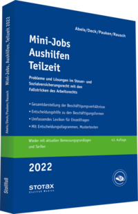 Mini-Jobs, Aushilfen, Teilzeit 2022