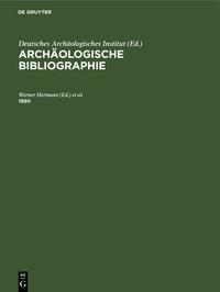 Archäologische Bibliographie / 1990