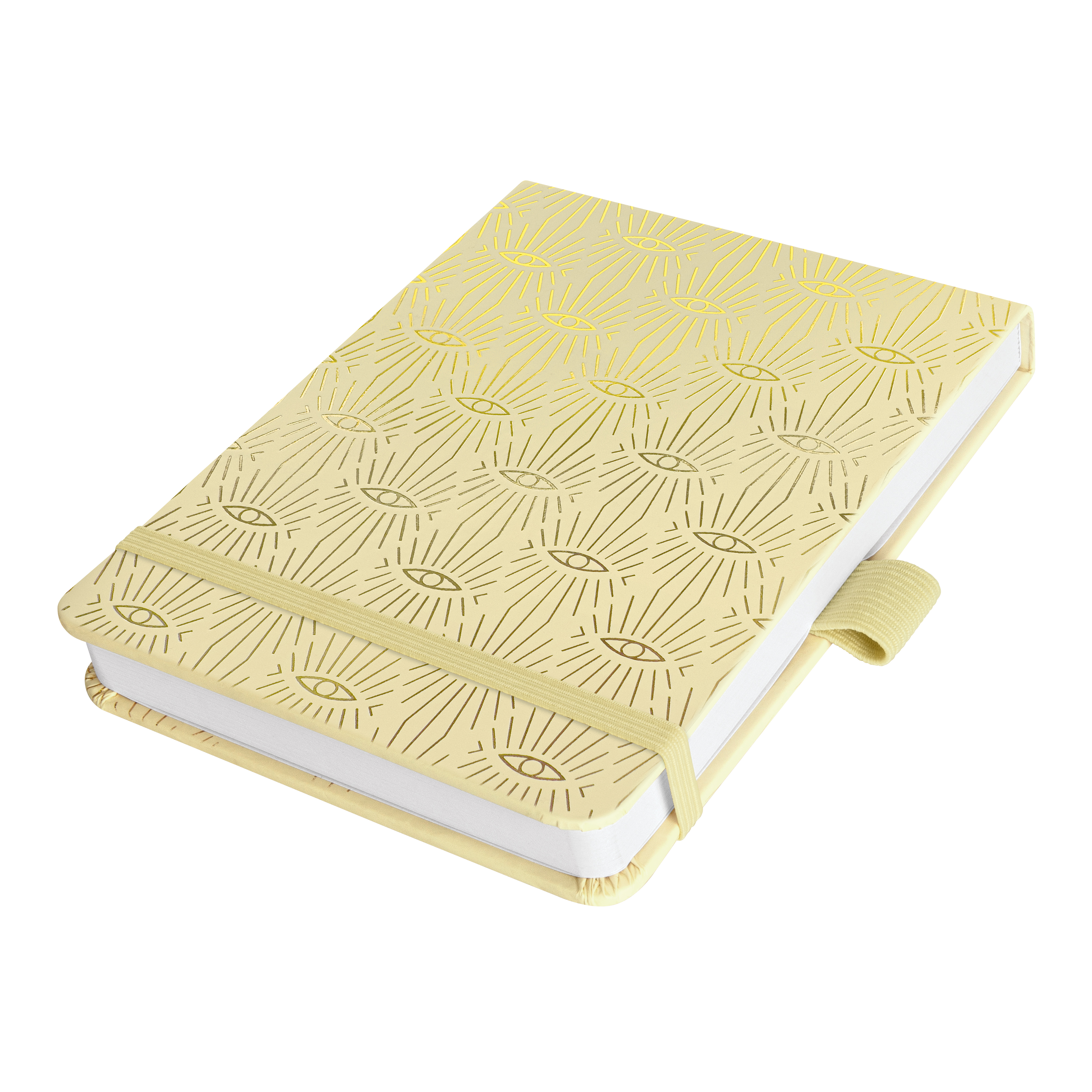 SIGEL JN356 Notizblock Jolie, DIN A6+, dotted, gelb, gold