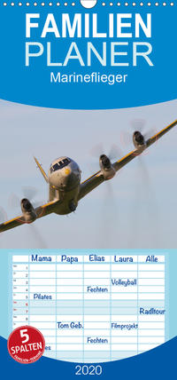 Marineflieger - Familienplaner hoch (Wandkalender 2020 , 21 cm x 45 cm, hoch)