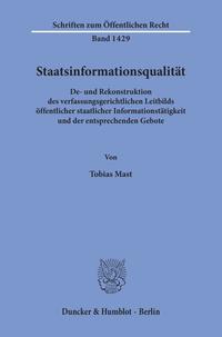 Staatsinformationsqualität.