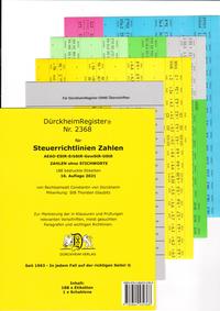 DürckheimRegister® STEUERRICHTLINIEN Gesetze und §§, ohne Stichworte