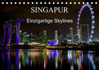 Singapur - Einzigartige Skylines (Tischkalender 2023 DIN A5 quer)