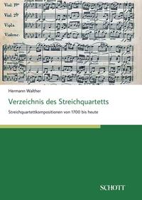 Verzeichnis des Streichquartetts