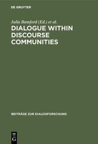 Dialogue within Discourse Communities