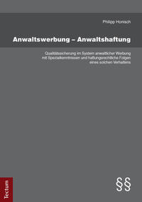 Anwaltswerbung - Anwaltshaftung