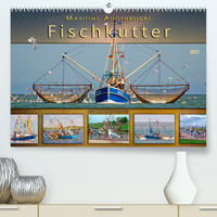 Maritime Augenblicke - Fischkutter (Premium, hochwertiger DIN A2 Wandkalender 2023, Kunstdruck in Hochglanz)