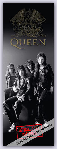 Queen 2023 - Slimline-Kalender