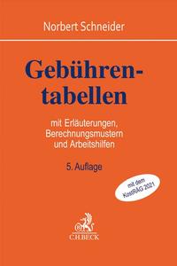 Gebührentabellen