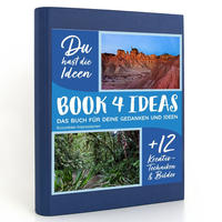 BOOK 4 IDEAS modern | Kolumbien Impressionen, Notizbuch, Bullet Journal mit Kreativitätstechniken und Bildern, DIN A5