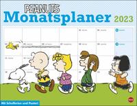 Peanuts Monatsplaner 2023. Praktischer Wandplaner mit den bekannten Snoopy-Comics. Kultiger Wandkalender zum Eintragen. Terminkalender mit lustigen Bildergeschichten