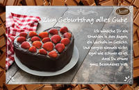 Zum Geburtstag alles Gute. Ich wünsche dir ein Strahlen in den Augen, ein Lächeln im Gesicht. Und vergiss niemals nicht, egal wie schwer es ist, dass du etwas ganz Besonderes bist.