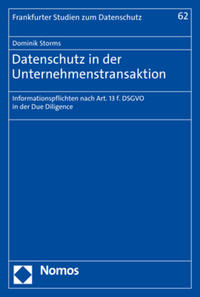 Datenschutz in der Unternehmenstransaktion