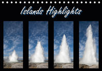 Islands Highlights (Tischkalender 2021 DIN A5 quer)