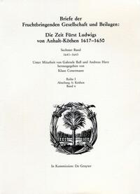 Die Deutsche Akademie des 17. Jahrhunderts - Fruchtbringende Gesellschaft.... / 1641-1643