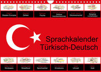 Sprachkalender Türkisch-Deutsch (Wandkalender 2022 DIN A4 quer)