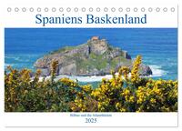 Spaniens Baskenland (Tischkalender 2025 DIN A5 quer), CALVENDO Monatskalender