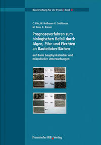 Prognoseverfahren zum biologischen Befall durch Algen, Pilze und Flechten an Bauteiloberflächen auf Basis bauphysikalischer und mikrobieller Untersuchungen