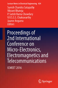 Proceedings of 2nd International Conference on Micro-Electronics, Electromagnetics and Telecommunications