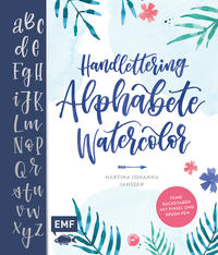 Handlettering Alphabete Watercolor