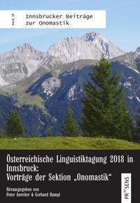 Österreichische Linguistiktagung 2018 in Innsbruck: Vorträge der Sektion „Onomastik“