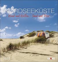 Nordseeküste Postkartenkalender 2023. Fotokalender im Postkartenformat, der die Reiselust entfacht. Schöne Nordsee-Fotos in einem Tischkalender zum Aufstellen oder Aufhängen. Kleiner Kalender 2023.