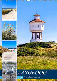 LANGEOOG Strandspaziergang (Wandkalender 2020 DIN A2 hoch)