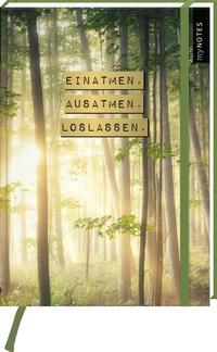 myNOTES Notizbuch A5: Einatmen. Ausatmen. Loslassen.